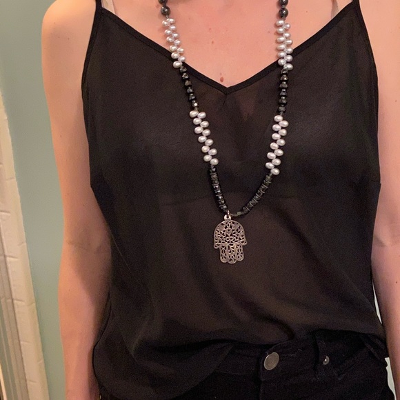 Custom Hamsa necklace - Picture 7 of 8